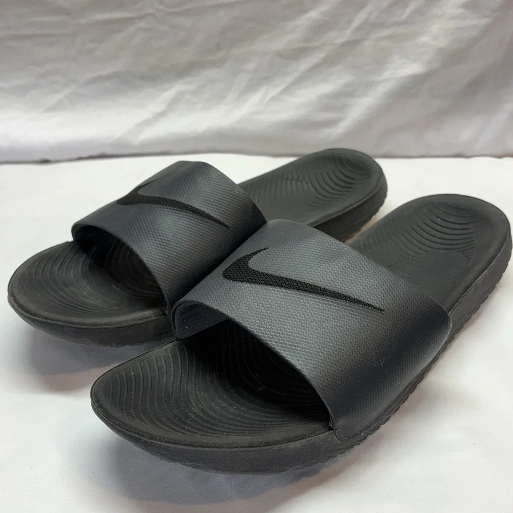 Nike Victori One Slides Men's US 14 EU 48.5 Comfort Slip-On Black Sandals 832646